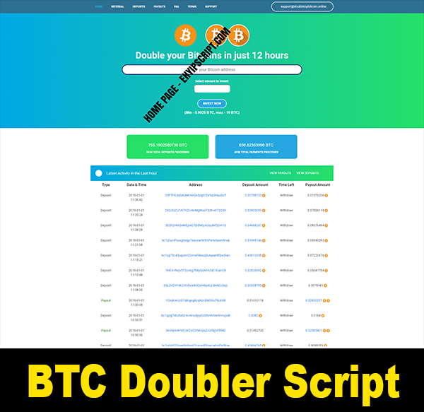 bitcoin doubler script